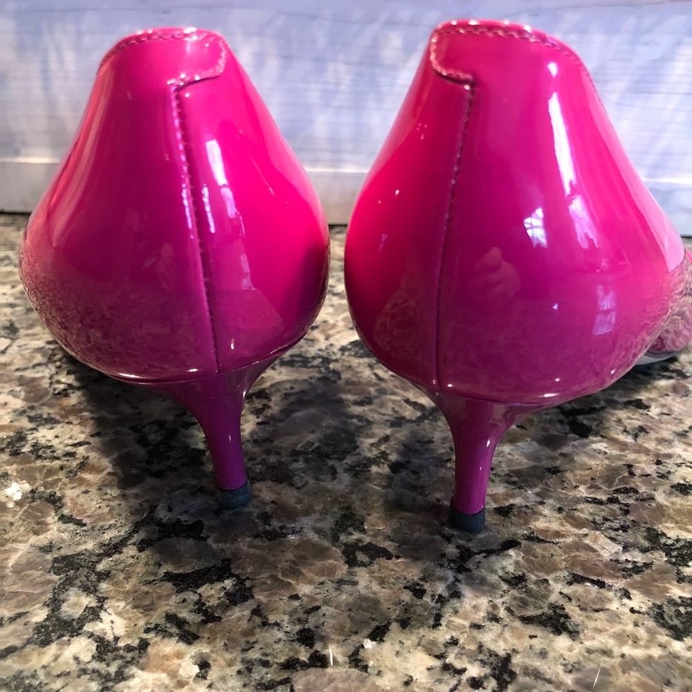 Women's Pink Jimmy Choo Shoes - Heels Sz.36.5 - Picture 5 of 8